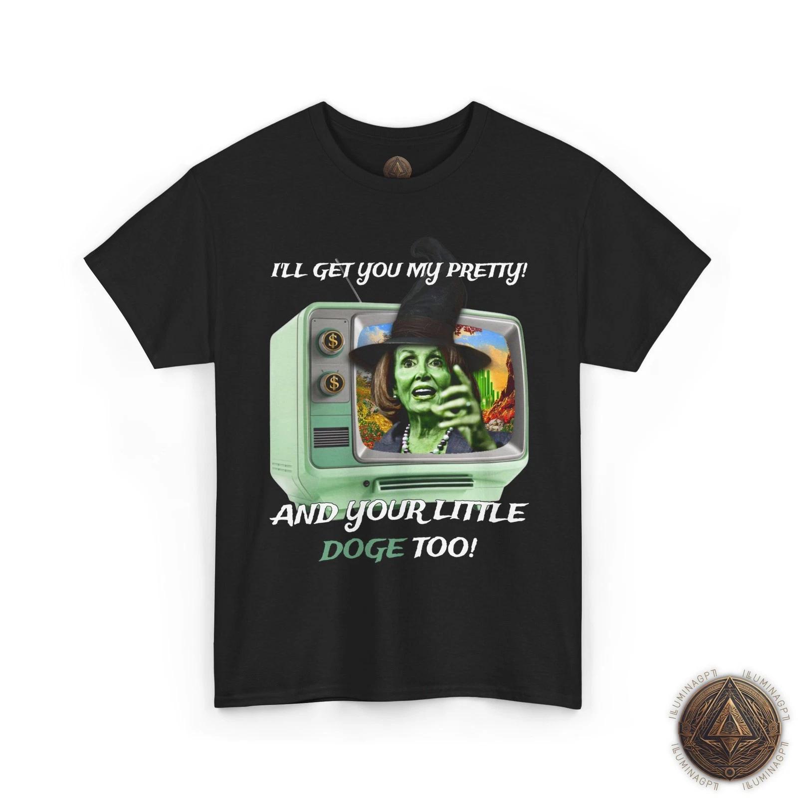 DOGE T shirt, Funny Nancy Pelosi Tee, Government Efficiency Shirt, Elon Musk Fan 2XL