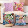 Comic Anime M-Mermaid Melody Pichi Pichi Pitch 4 Pillow Case Natural Linen Double-Sided Printing Sofa Home Decor Cushion Cover