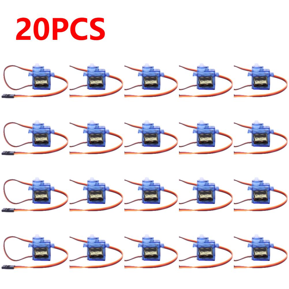 1-20PCS SG90 Servo Motor Micro 9g 180 360 Degree Mount SG90 Kit Without Metal Gear Pro RC Car Toy Airplane Arduino DIY