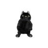 Shinada Global Mochi Series Mochi Neko Black 10 X 10 X 17cm Plush Cat Animal (S) MONE-0168B
