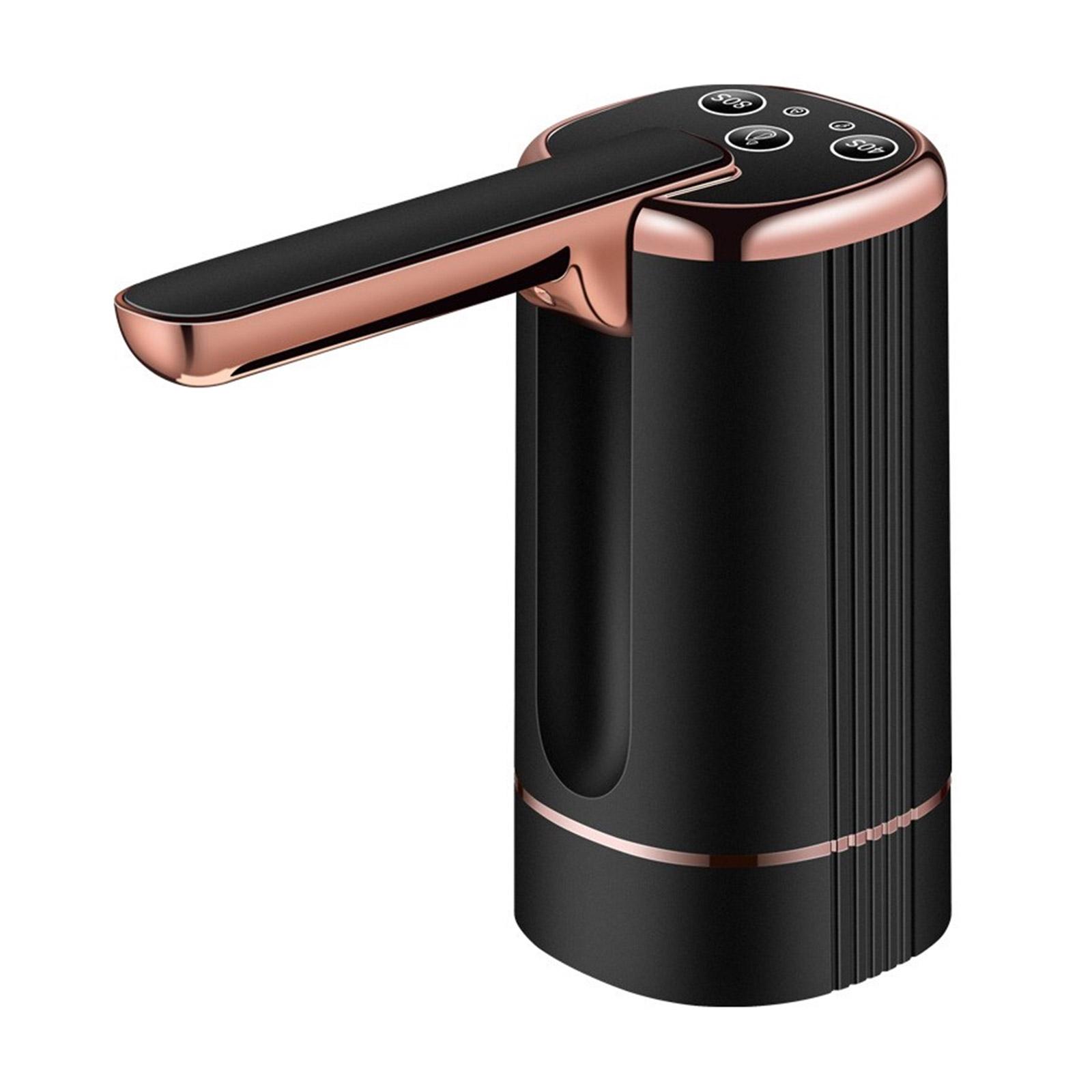 

Compact Foldable Water Bottle Dispenser 5 Gallon Electric Drinking Pump Innovative 5 Gallon Water Jug Pump for House чёрный