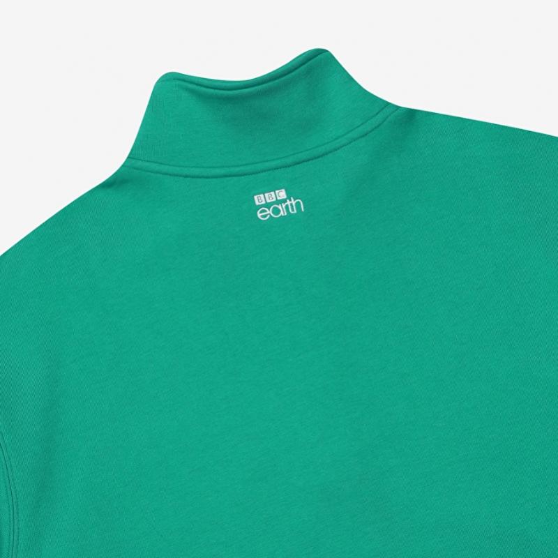 Essential Half Zip  Green  23ss
