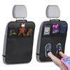 Car Rear Seat Cover With 3 Pocket Storage Pockets, Waterproof Seat Protector, Car Seatback Protector, Dirt And Scratch Resistant