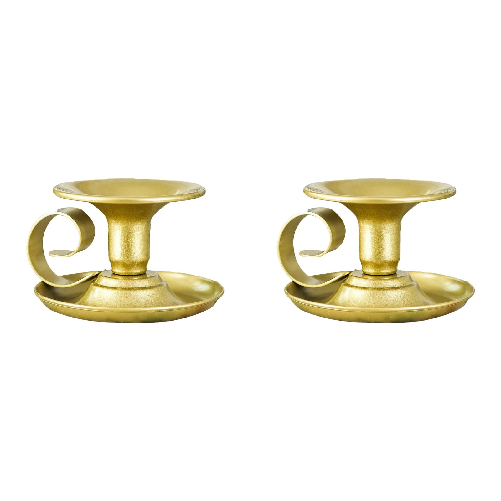 Wedding Decor Vintage Teacup Candle Wrought Iron Holder Candle Holder Retro Vintage Design Handcrafted Artistry золотистый