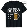 Fashion Men's T-shirts Summer Beer Print Tee Shirt Funny Beer Retro Cool Design Street Short Sleeve Top Beer Friday Men Clothes