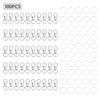 100Pcs Metal Swivel Lobster Claw Clasps Swivel Lobster Clasps with Large Rings Metal Keychain Making Accessories