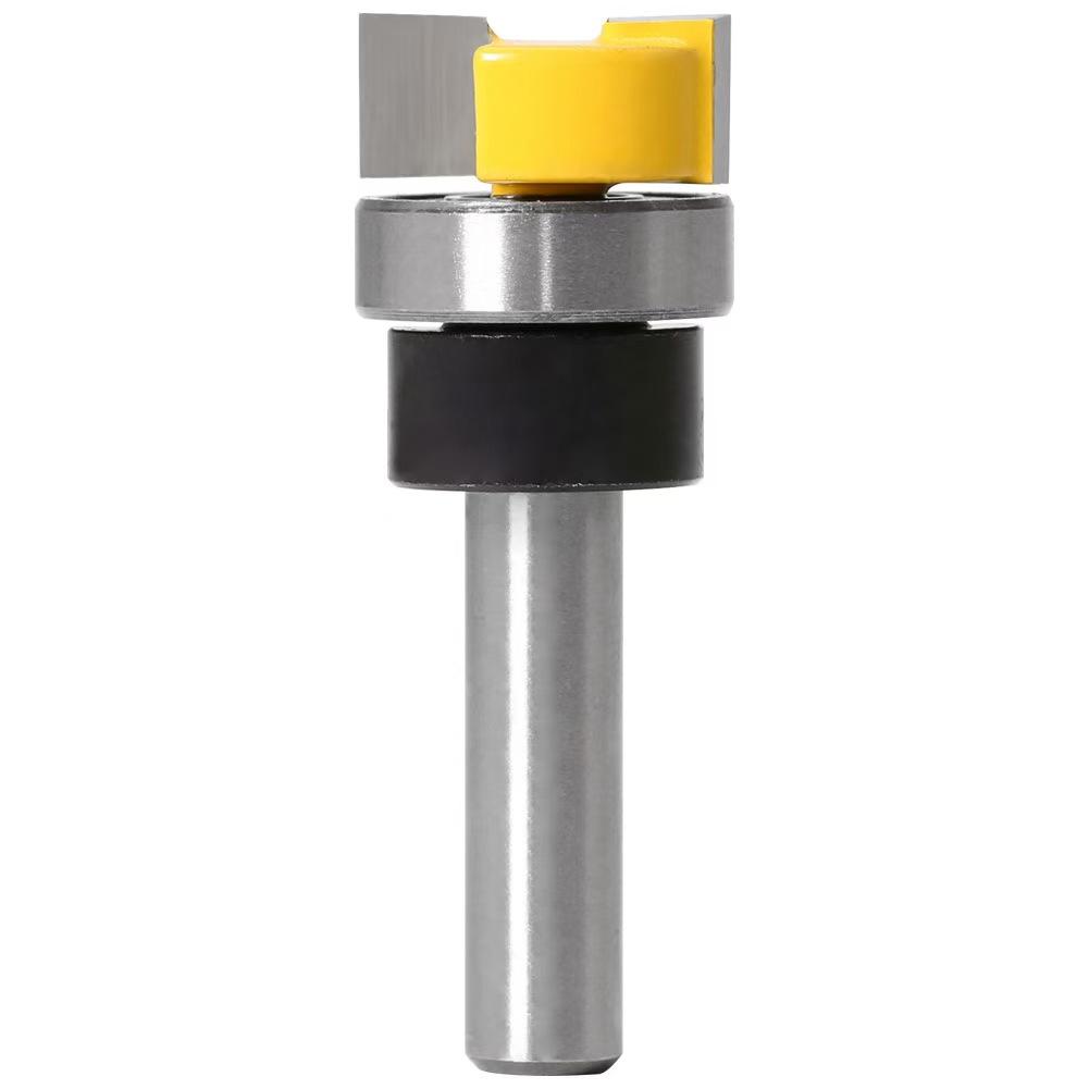 8mm Schaft Profil-Fräser mit Lager - Gerader Bündigfräser & Nutenfräser für Holzbearbeitung (Lagergeführt)