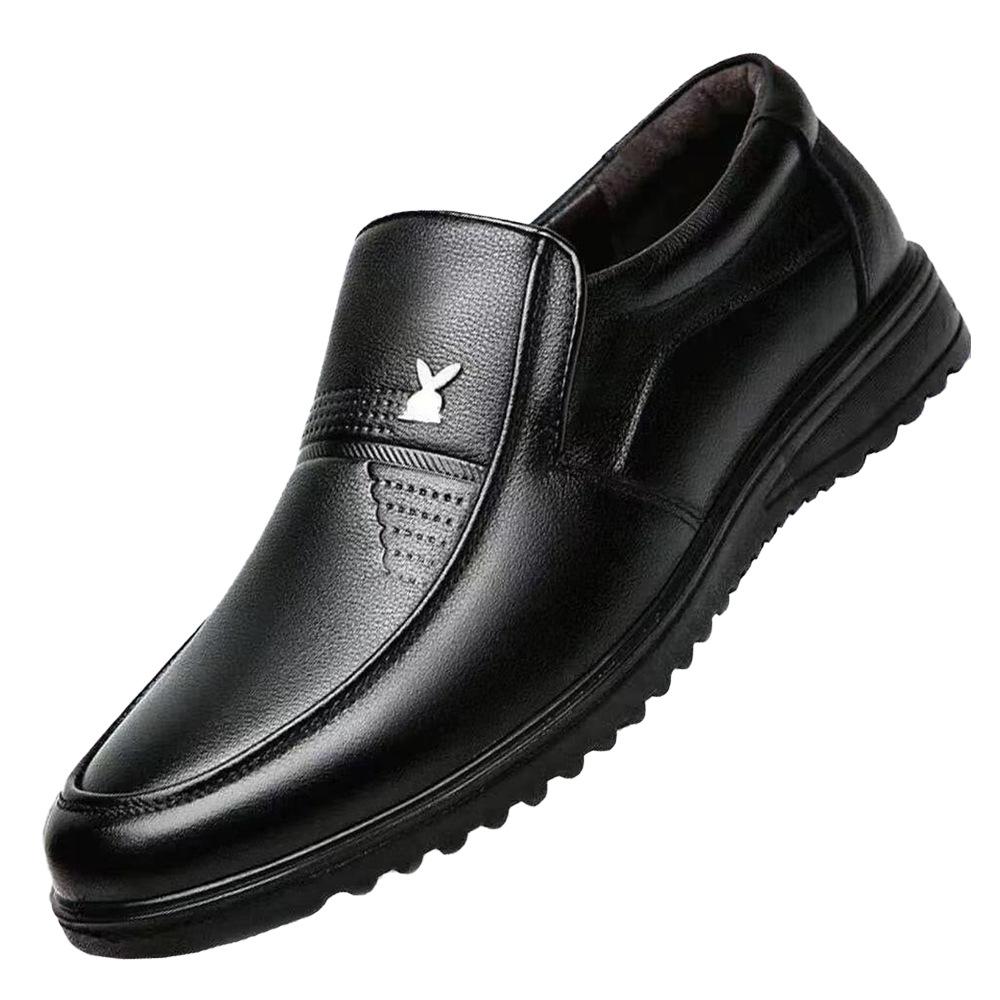 Large size leather shoes fashion business casual shoes dress breathable leather shoes leather shoes men