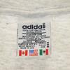 Adidas 90s Made In USA Old Trefoil Logo Short Sleeve T-shirt M Gray Men's Used