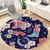 1pc Cowboy Boots Office Round Rug, Non-slip, Soft and Durable Office Rug for Interior Decoration, Perfect for Office,Decoration yy260204017