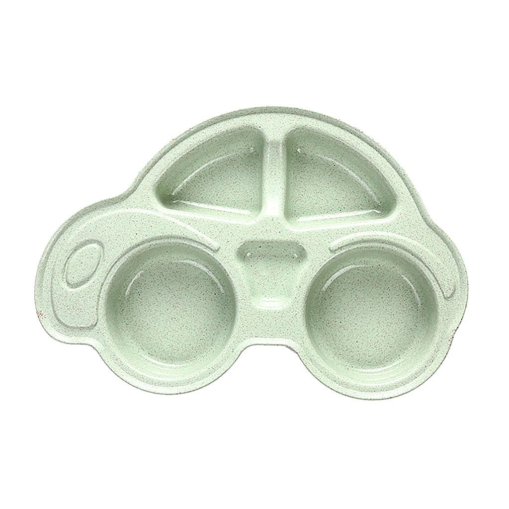 Baby Toddler Divided Plates  Cartoon Dinner Plate Non Slip Kids Tray