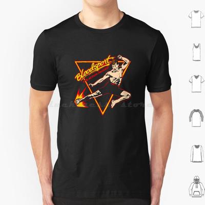 Bloodsport Sein Actiongeladenes T-Shirt Herren Damen Kinder 6XL Bloodsport Jean Claude Van Damme Schauspieler Amerikanische Schlechte Filme Kahl Blut
