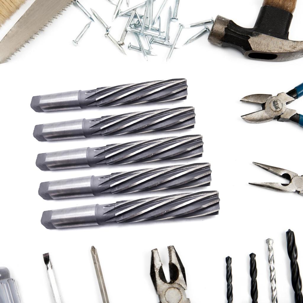 Reamer Spiral Blade HSS Chuck Cutter Straight Handle Hand Reamer Joint Reamer Tapered Reamer Tapered Reamer Tie Rod