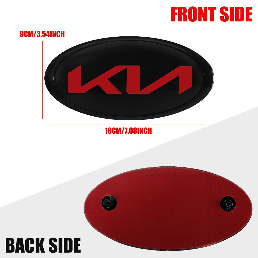 1pcs 3D Car Emblem Center Badge Sticker Decal Styling Accessories For KIA Rio Ceed Sportage Cerato Soul Sorento K2 K5 Picanto