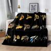 3D Honey Bee Insect Cartoon Soft Plush Blanket,Flannel Blanket Throw Blanket for Living Room Bedroom Bed Sofa Picnic Cover Kids