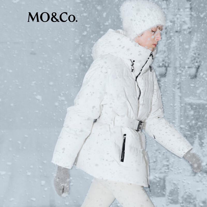 MO&Co. Women's Reversible Hooded Goose Down Jacket