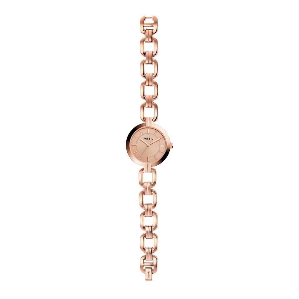 KERRIGAN Rose Gold Tone Stainless Steel Watch Three-Hand