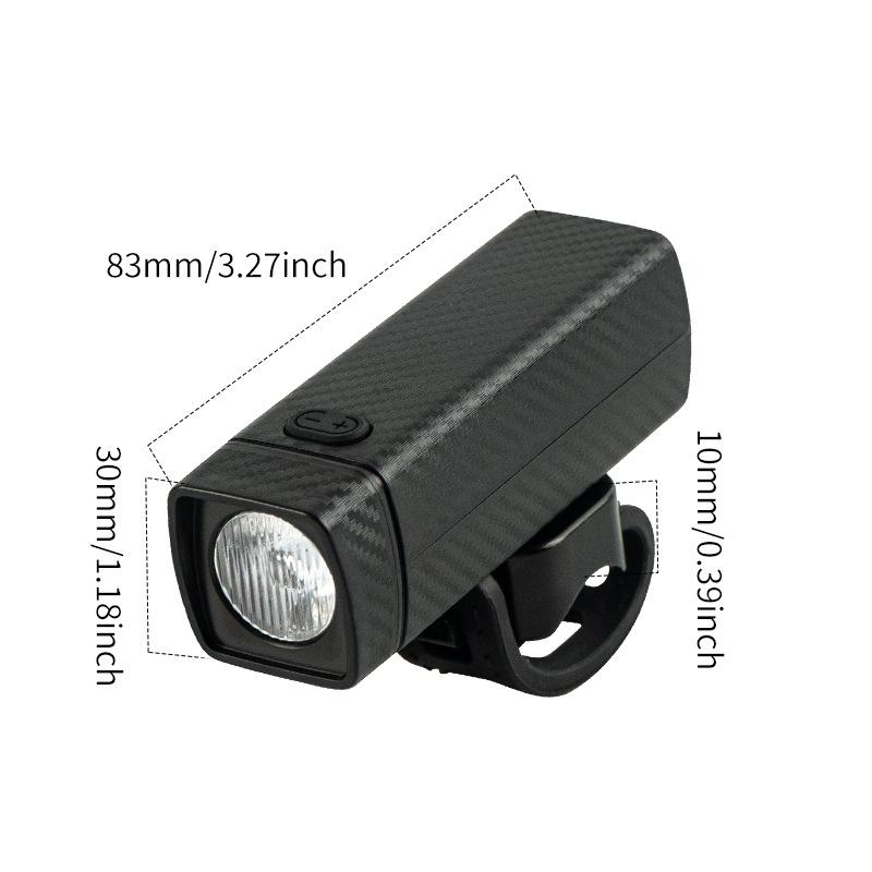 Bicycle Front Light Type-C Rechargeable Bicycle Headlamp Road Bike Front Headlight For Night Riding Cycling Safety