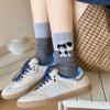 Female Autumn and Winter Warm Cartoon Flocking Small Animal Three Dimensional Hair Ball In The Tube Pile Socks