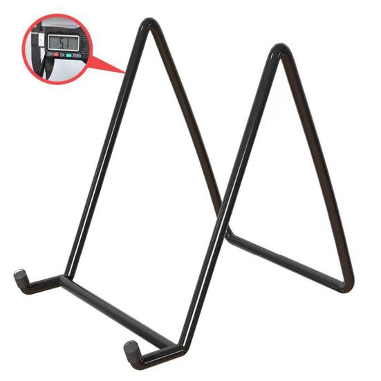 Utstillingsstativ i karbonstål Metallramme Plater Bok Maleri Skrivebordsholder Skrivebordsutstillingsstativ Organizer