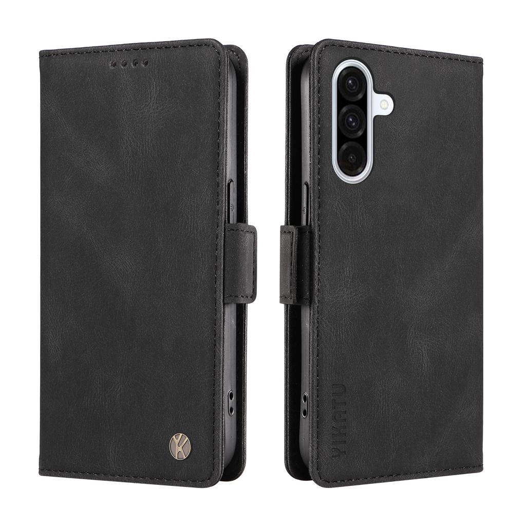 For Samsung Galaxy A36 5G Leather Case YIKATU YK-005 Skin-touch Feeling Wallet Phone Cover