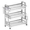 Yuzhuxun Nordic Style Double-Layer Stainless Steel Dish Drying Rack