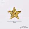 Five-Pointed Star Rhinestone Resin Patch for Shoes and Clothing