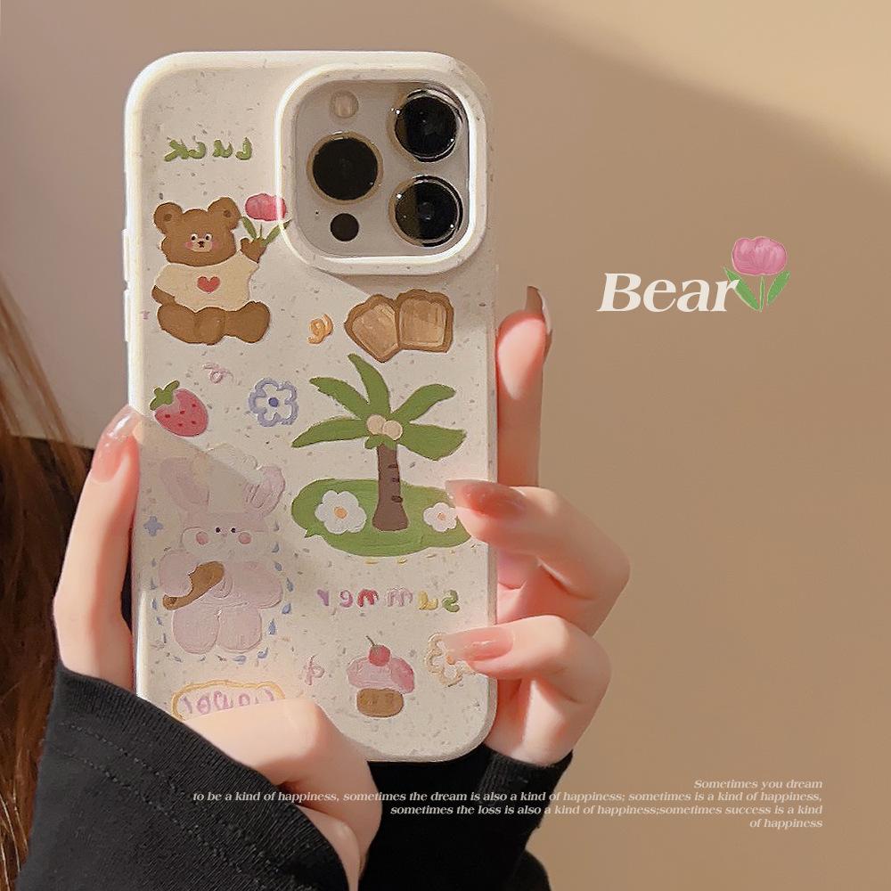 Coconut Bear 14ProMax Mobile Case 13 Applicable To 16 Apple IPhone Degradable 12 All Inclusive XR15