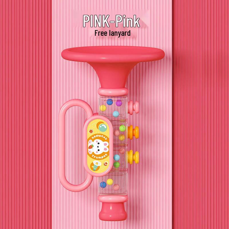 Children's Cartoon Whistle Toy with Lanyard: Small Trumpet, Floating Ball, Water Bird Design for Lung Capacity Exercise