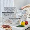 Large Capacity Aluminum Foil Food Storage Bags - Leakproof, Freezer Safe, Reusable with Zip Lock (100 Pcs)