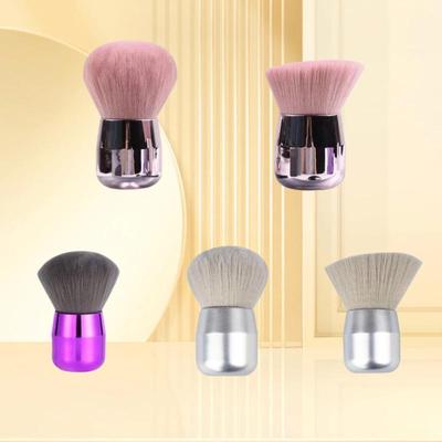 Tragbarer Make-up-Pinsel mit weichen Borsten für Rouge & losen Puder