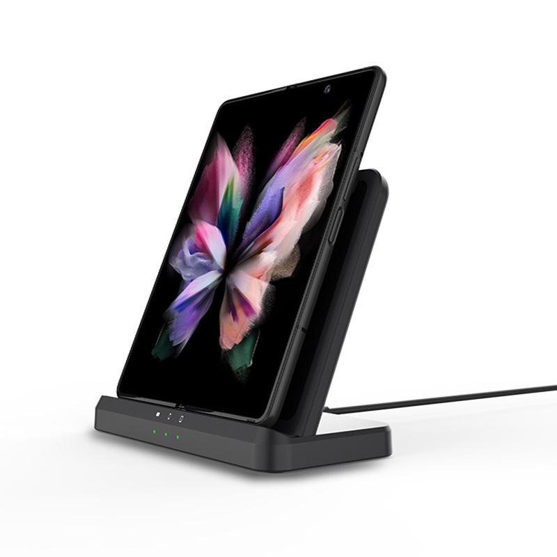 15W Vertikální bezdrátová nabíječka 3 v 1 pro telefony a hodinky Samsung