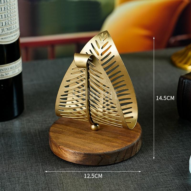 Western restaurant table napkin holder Elegant tissue holder Commercial napkin holder for hotels Creative desktop paperweight