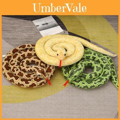Realistic Spotted Snake Plush Toy Soft And Cuddly Stuffed Animal For Kids Prank