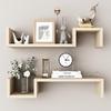 Estanterías de Pared Para Sala de Estar y Dormitorio, Con Diseños de Rejilla Simples, Libremente Combinables y Creativos