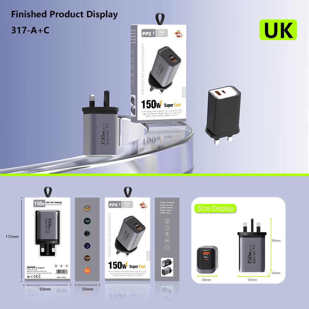 PD25W Mehrport-Schnell-Reiseladegerät für mobile Geräte