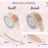 600Pcs/Box Big Eyelid Tape Sticker Double Fold Self Adhesive Eyelid Tape Stickers S/L Makeup Clear Beige Invisible Tool