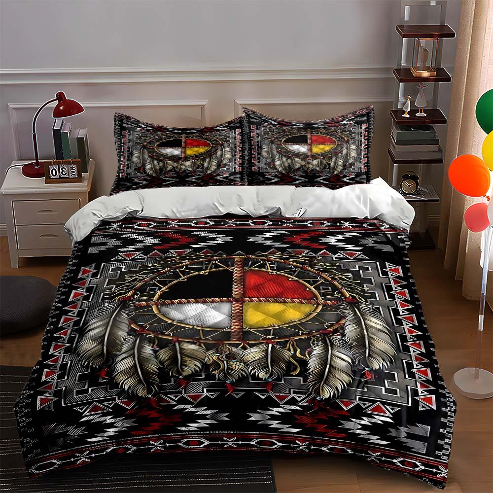 

Dreamcatcher tribal design Bedding Duvet cover sets Duvet covers Pillowcases gifts (1 * Duvet Cover 2 * Pillowcases, without duvet insert) 135x200cm