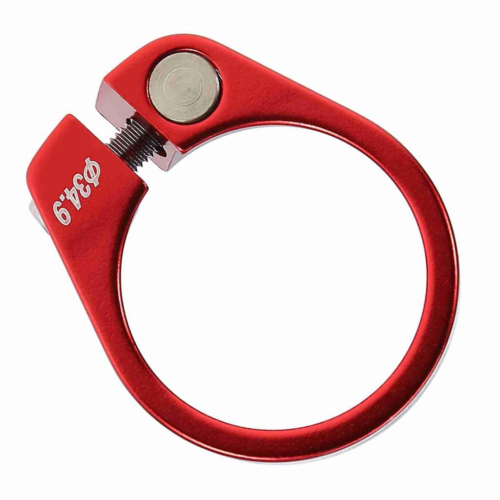 5Colors 34.9mm Aluminum Alloy Bicycle Seat Post Clamp Mountain Bike Seatpost Accessory