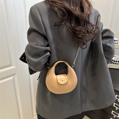 Bag Women's Bag 2025 New Retro Fashion Hand Bag Texture Crescent Bag Women's Armpit Bag Shoulder Bag