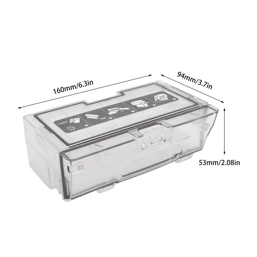 Robot Vacuum Cleaner Dust Tank Bin Box Replacement for G10S G10spro G20 S8 T7S - Dust Box Bin Collector