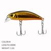 ALASICKA 38mm 3.2g Fishing Lure Micro Minnow Wobbler Sinking Artificial Hard Bait Jerkbait Swimbait Small Stream Trout Bass Bait