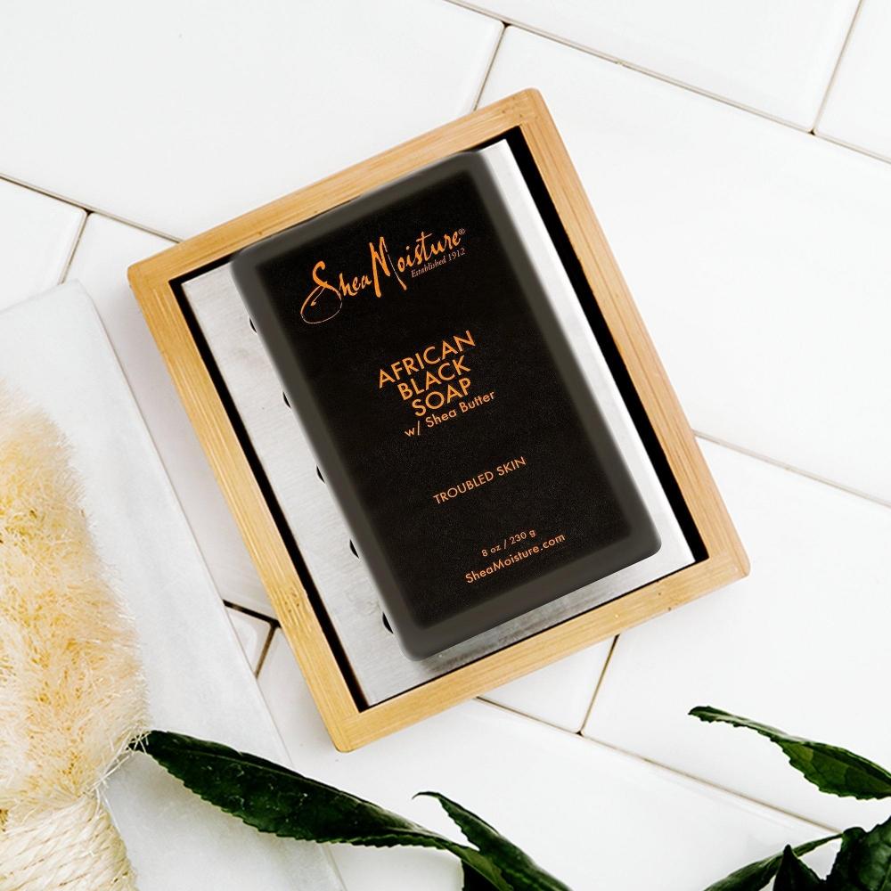 Barre de savon noir africain Sheamoisture 8,0 oz