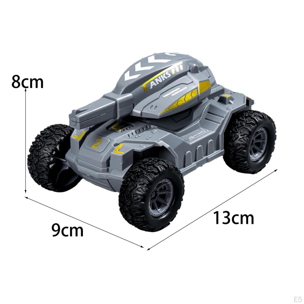 Friction Powered Truck Small Tank Pull Back Model Play for Toddlers Birthday Gifts