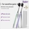 Shuke Bamboo Charcoal Soft Bristle Toothbrush 2-Pack
