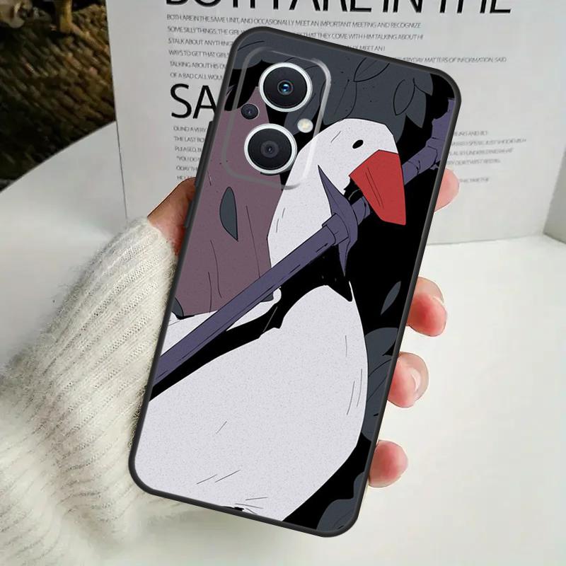 Cartoon Funny Goose Phone Case For OPPO Reno 8 7 Lite 8T 11 12 13 14 14F 10 Pro OPPO Find X8 X6 X5 X9 Pro Cover