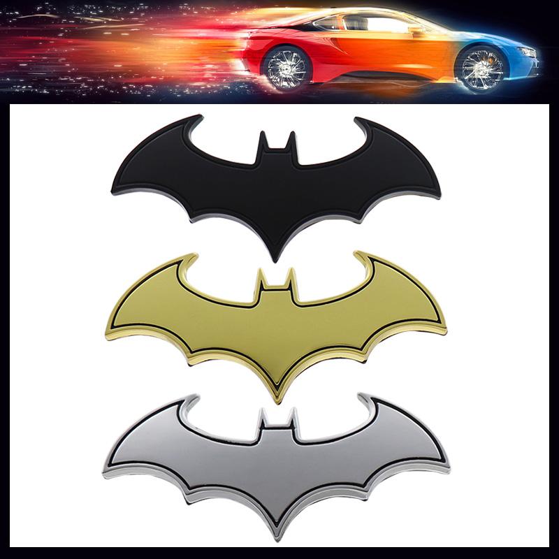 3D Premium Bat Shape for Motorcycle Automobiles Logo Car Fender Trunk Rear Bonnet Decal Emblem Badge Sticker