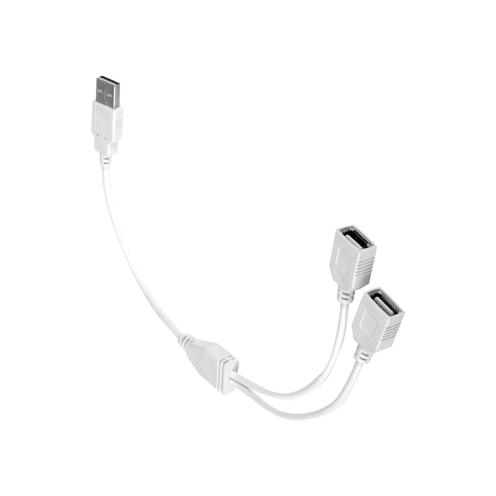 USB-кабель Удобный USB-удлинитель USB-разветвитель Y-кабель USB-разветвитель на 2 — фото 3