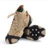 1 Pair Ice Cleats Crampons with 10 Studs Men Women Winter Outdoor Walking Ice Snow Traction Grips Non-slip Shoes Boot Spikes Grippers