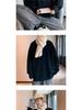 Men's Loose Fit Cable Knit Crew Neck Sweater - Retro Hong Kong Style Autumn/Winter Knitwear